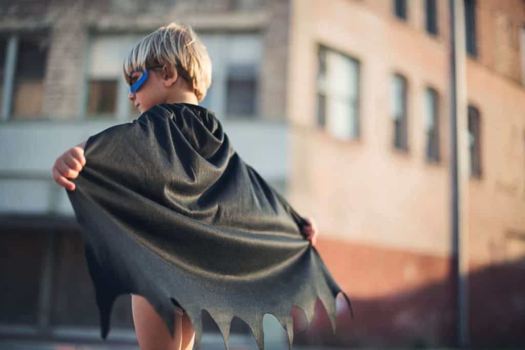 super hero kid tip to simplify dinner time, cut the corner