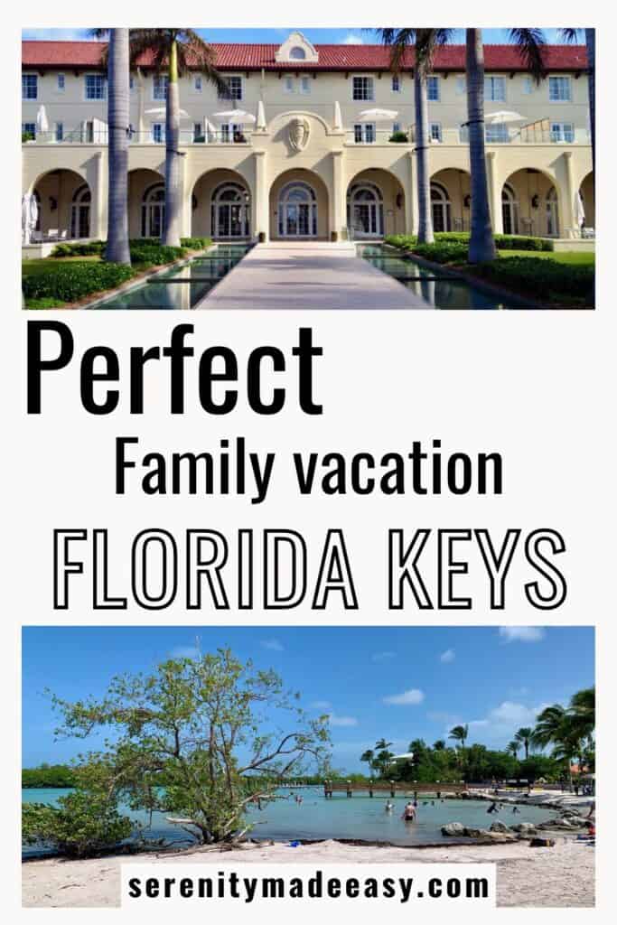 Perfect family vacation in the Florida Keys with a beautiful hotel and a beach