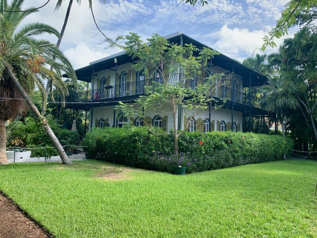 Image of the Hemingway home in Key West