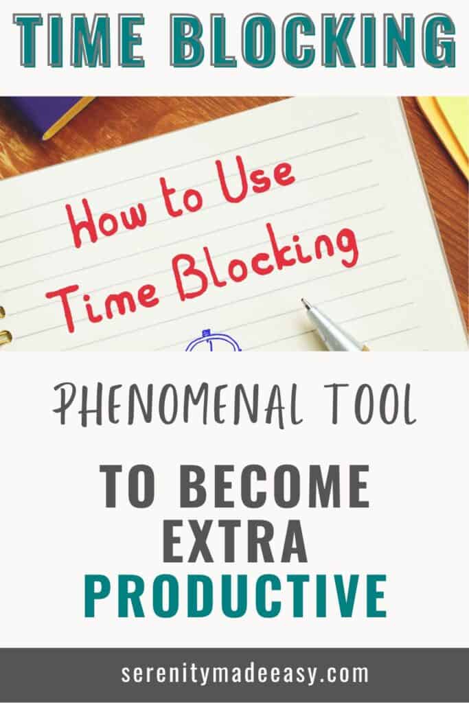Time blocking - phenomenal tool to become extra productive