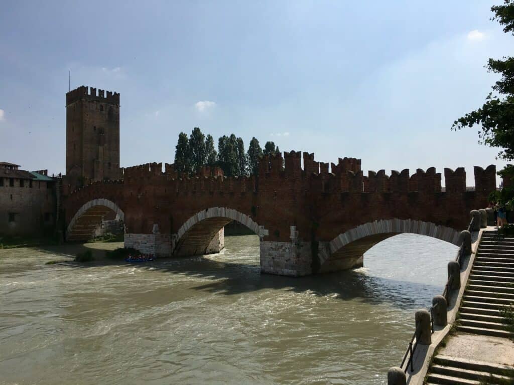View of a bridge in Verona, part of a 10 day Italy itinerary