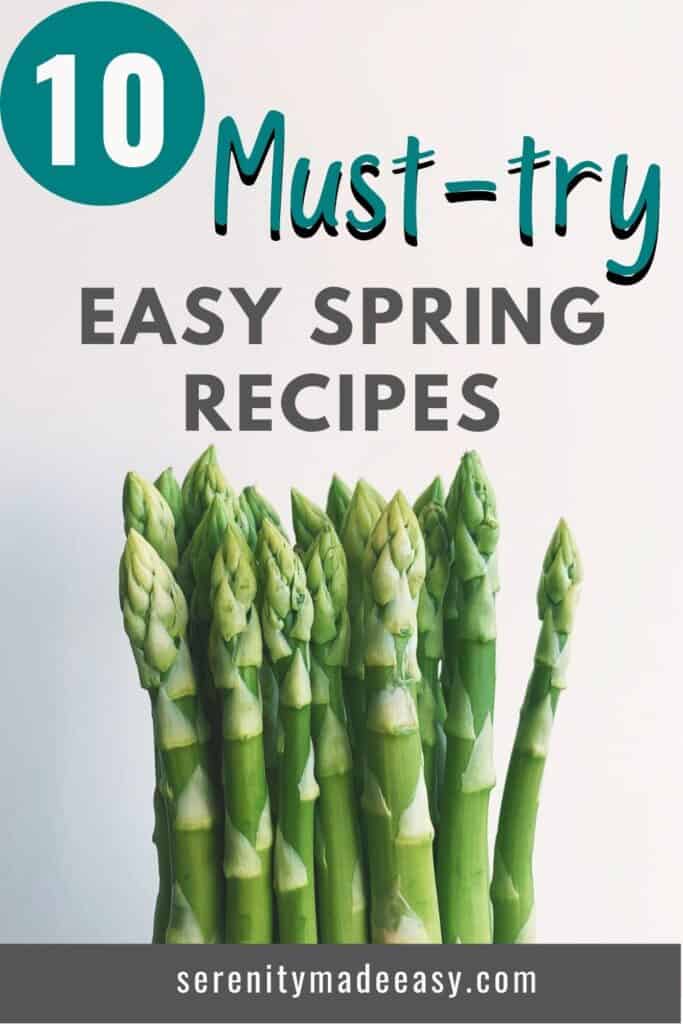 A bunch of fresh asparagus to include in easy spring recipes