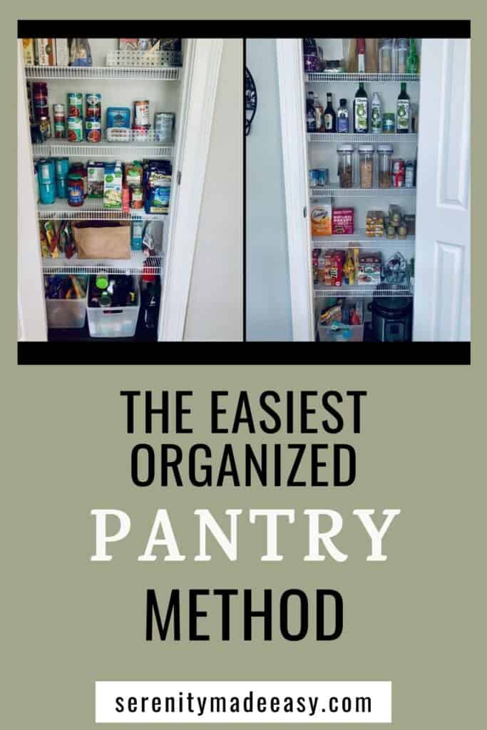 2 well-organized kitchen pantry. The easiest organized pantry method.