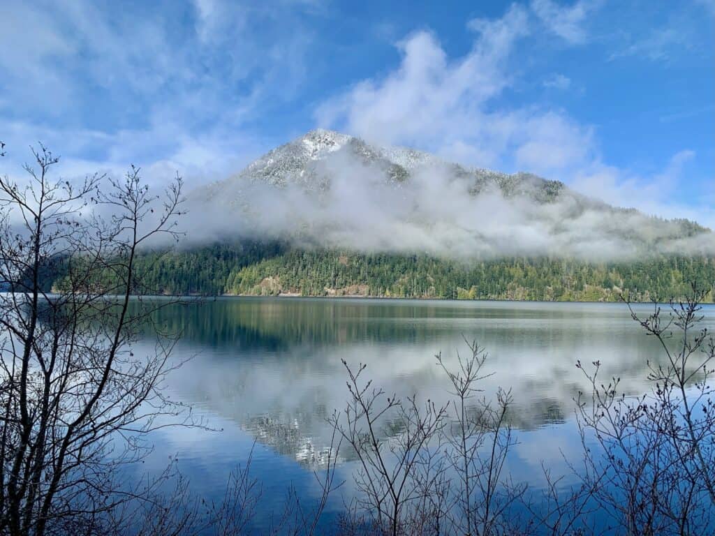 Lake Crescent Olympic National Park during a Pacific Northwest trip