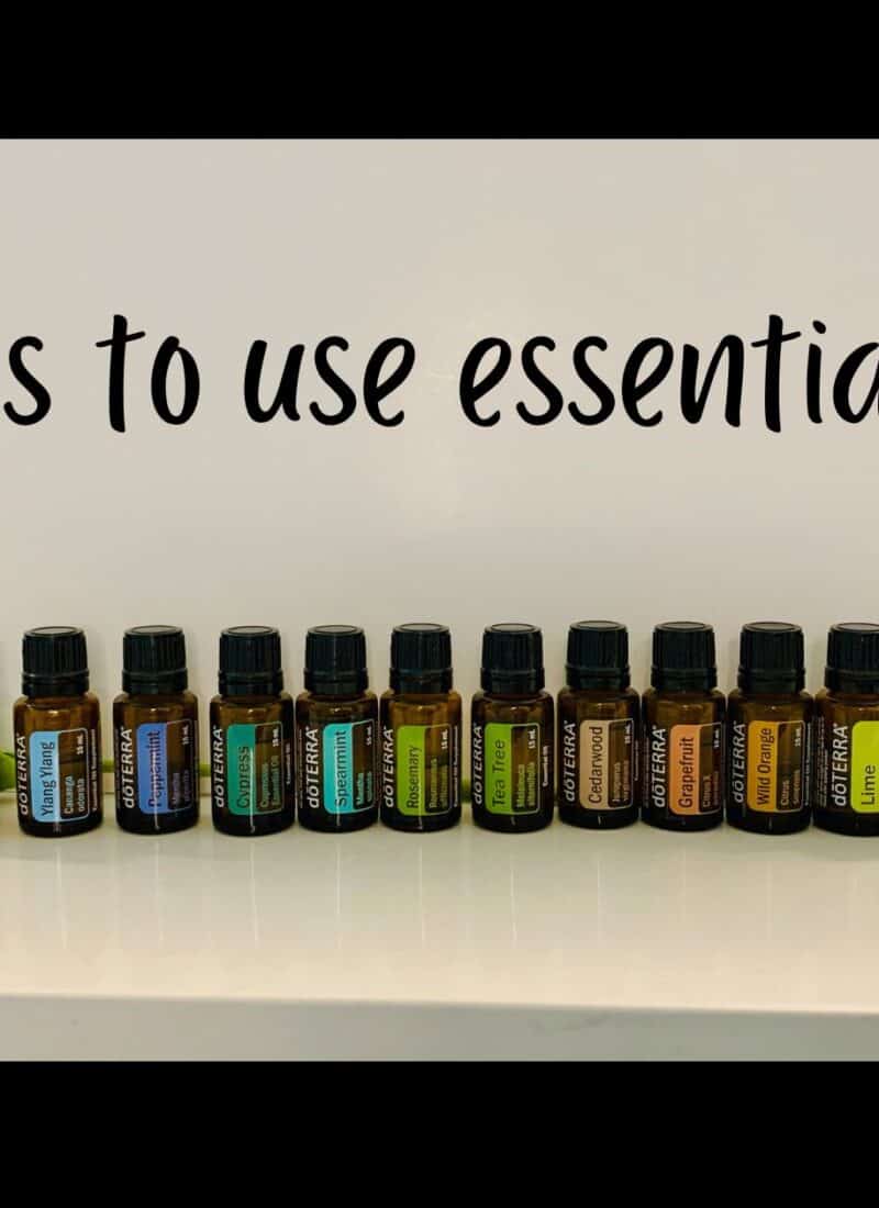 How to use essentials oil without a diffuser
