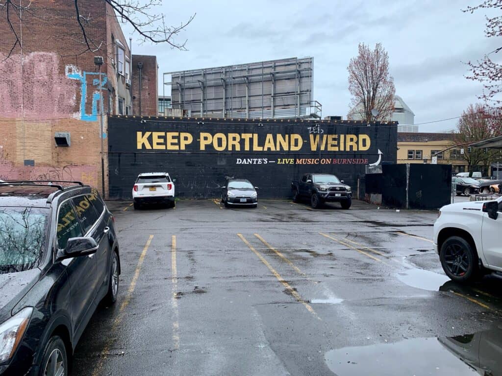 Make Portland weird sign