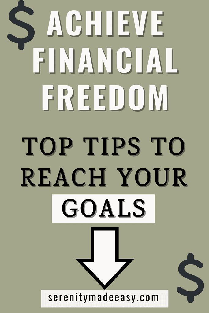 Financial freedom - top tips to reach your goals