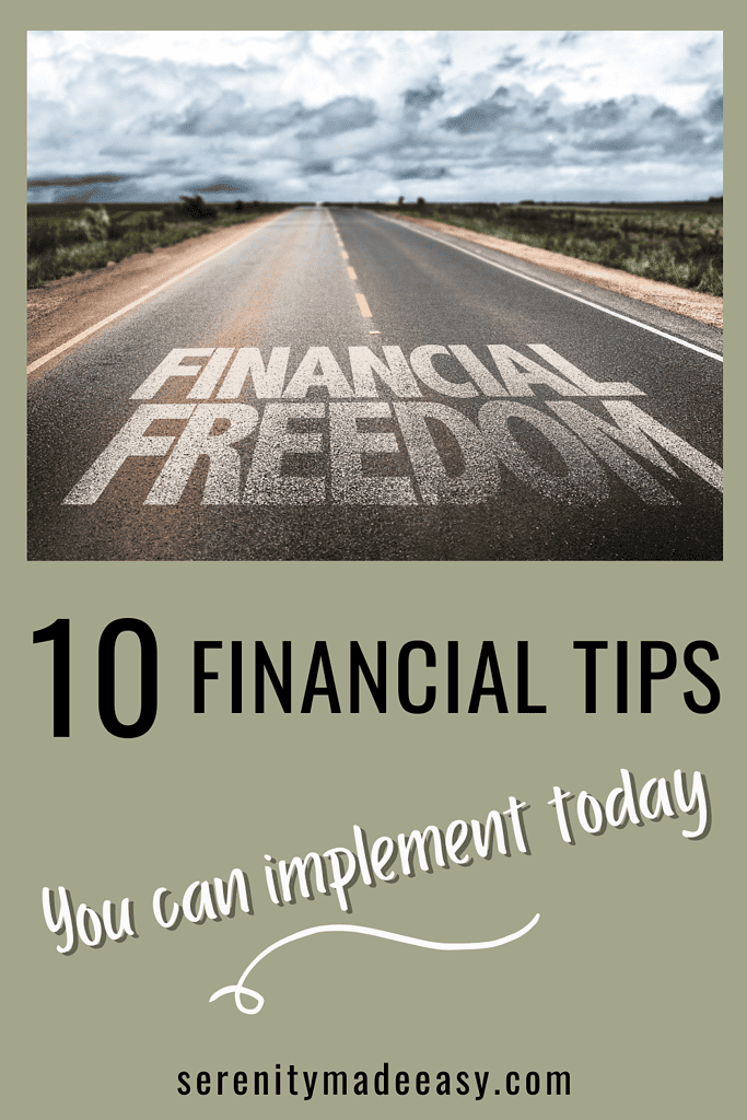 A road to financial freedom - 10 financial tips