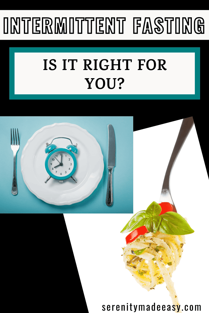 A white plate with only a teal clock on it and silverware next to it and a spoon full of pasta, tomato and fresh basil