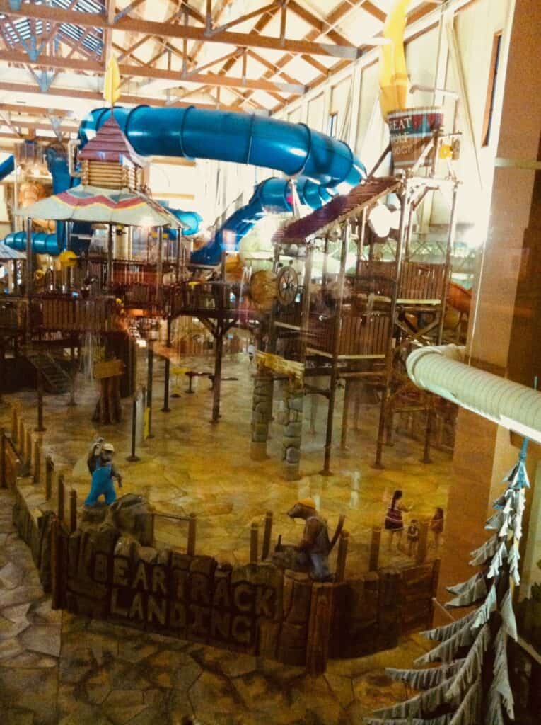 Image of an indoor water park