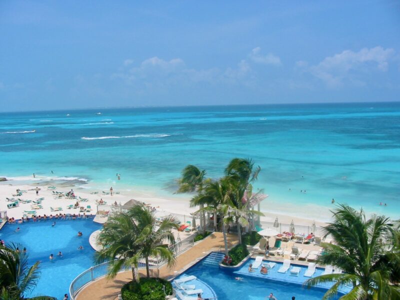 Gorgeous view of an all-inclusive resort in Cancun