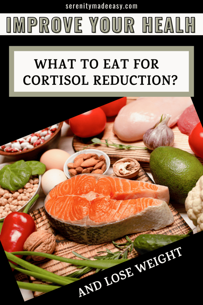 A large spread of foods to lower cortisol