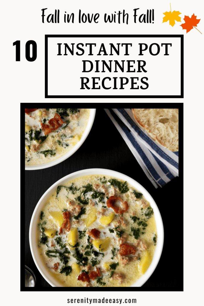 A bowl of zuppa toscana soup - instant pot chicken recipes