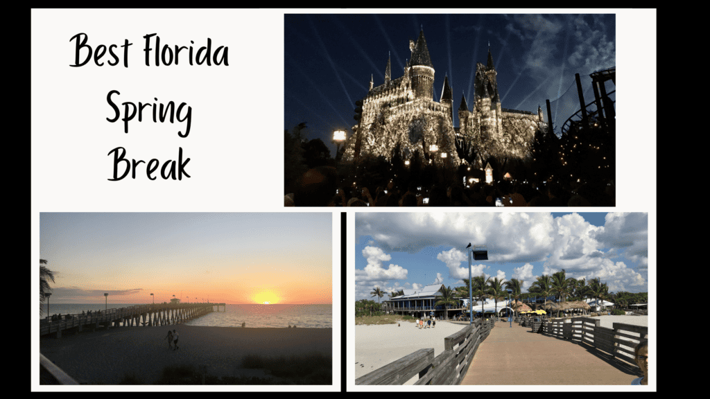 3 images of Florida photos: Hogwarts Castle and Venice Beach Florida