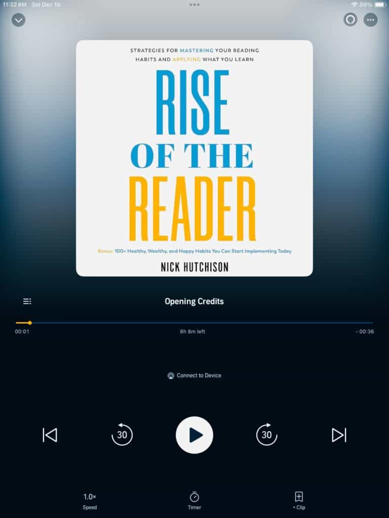 Image of the Rise of the reader book on audible