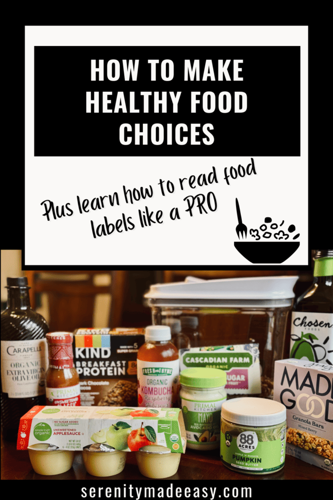 Plenty of healthy food choices to chose from