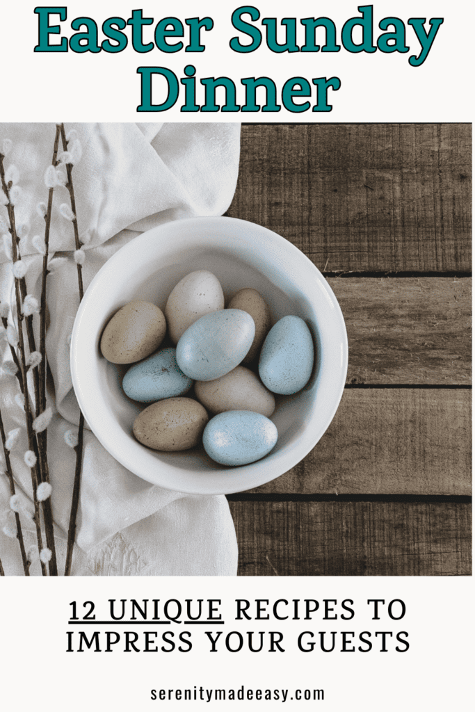 A bowl of easter egg on a wooden background