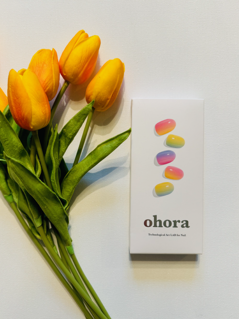 Box of pastel gel nails by Ohora