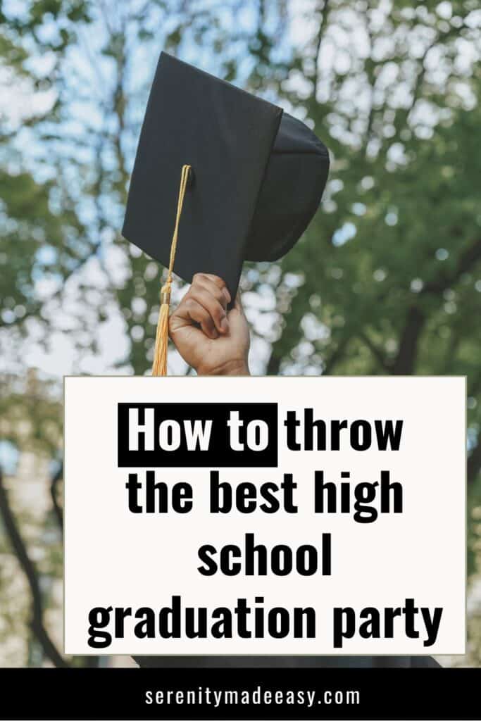 A graduation hat held high - how to throw the best high school graduation party