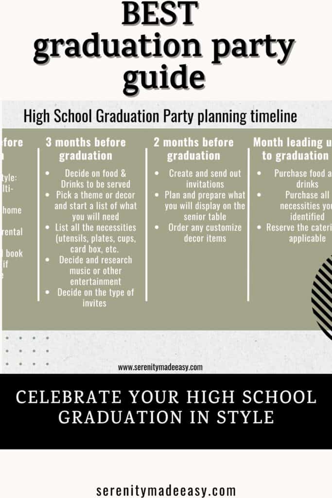 A graduation party guide