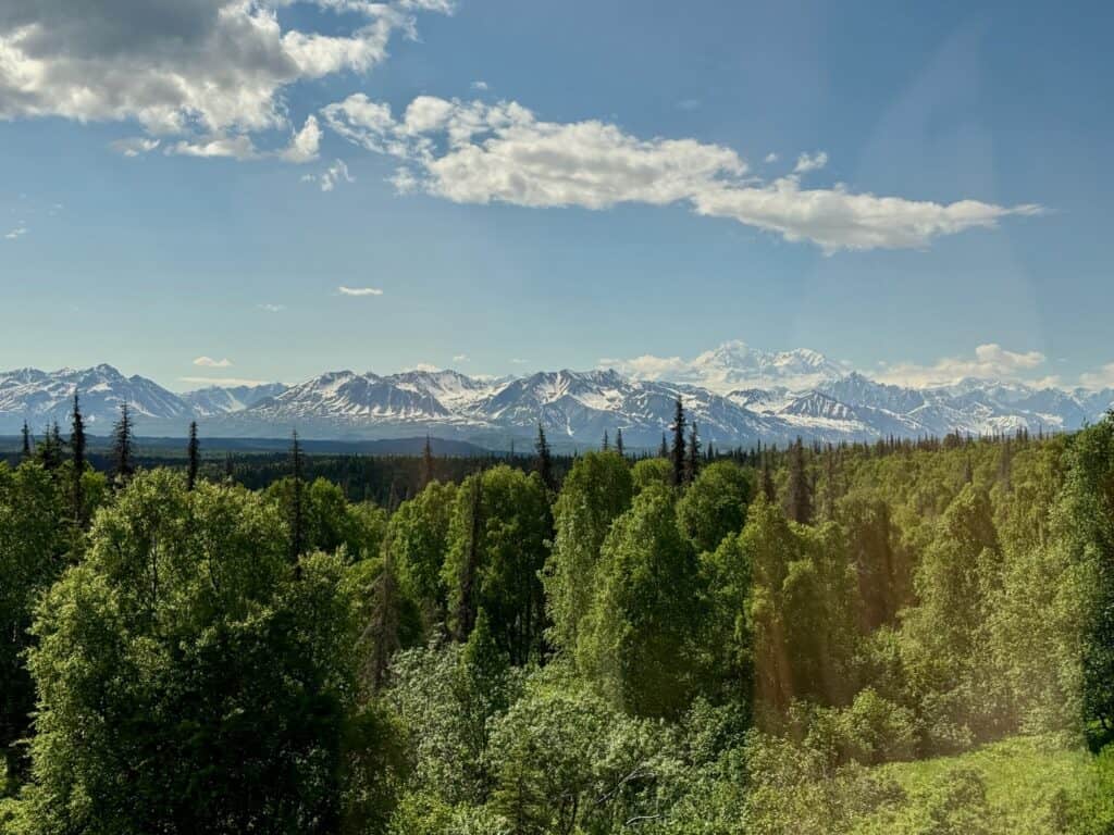 Denali mountain range 