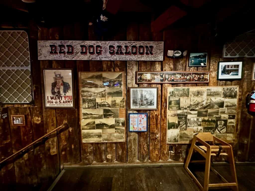 Red Dog Saloon interior