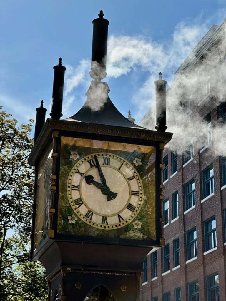 Steam clock in Vancouver